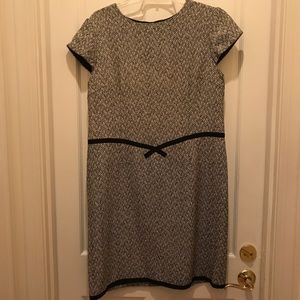 Talbot's herringbone silk dress